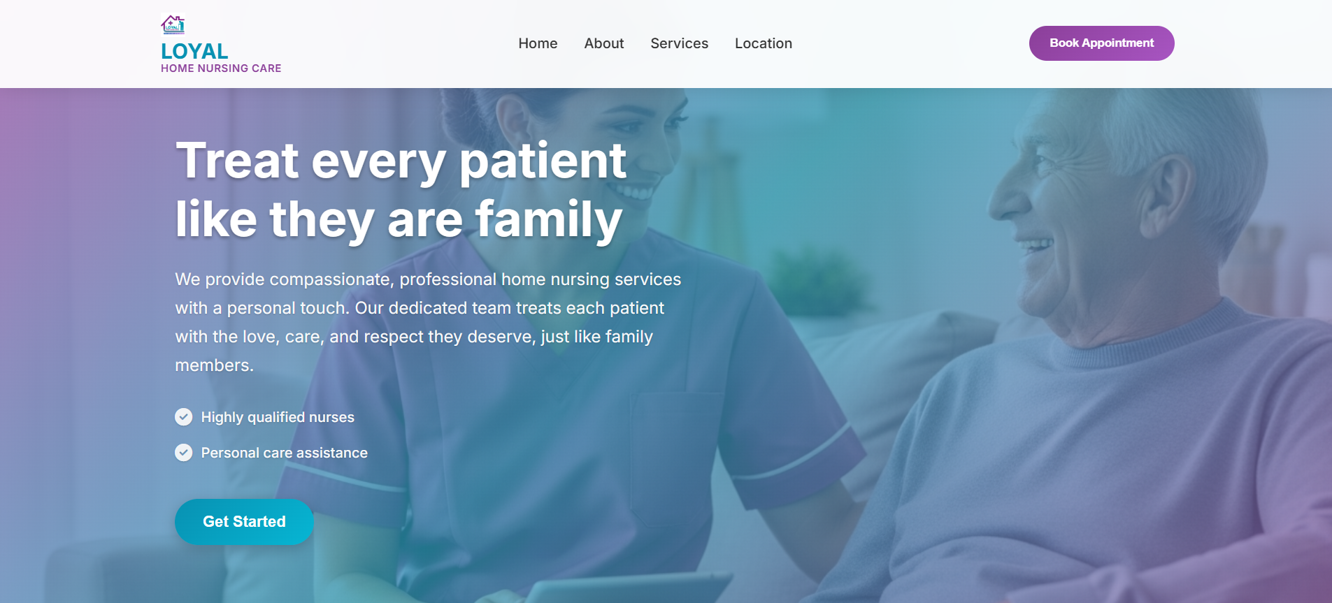 Loyal Home Nursing Care Screenshot